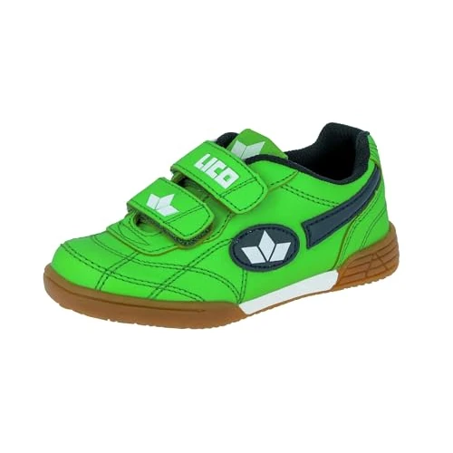 Offerta a tempo: LicoBernie V - Scarpe Sportive Indoor Unisex – Bambini, Grün (GRUEN/MARINE/WEISS), 26 (8.5 uk) - 18% da 25.95 € a 21.28 €