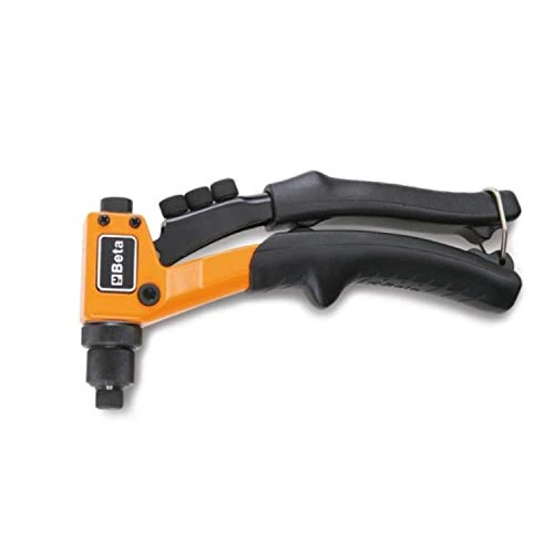 Offerta a tempo: BETA - Rivettatrice Ultra Compatta Professionale con Regolazione Sforzo, Manuale con 4 Testine Intercambiabili, Sistema 3 Griffe per Presa Rivetto, per Alluminio Acciaio Inox, 200 mm, 1741U - 0.00% da 31.72 € a 31.72 €