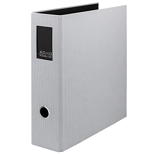 Limited-time offer: Rössler SOHO 80mm Spine A4 Lever Arch File with Index Aperture - Neutral from 9.66 £ to 9.66 £ (save 0.00%)