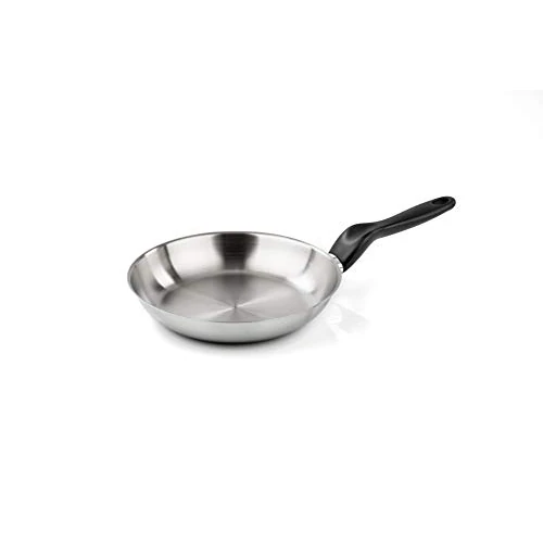 Offerta a tempo: Barazzoni Le Inoxidabili Padella, ø32 cm, Made in Italy, Acciaio Inox 18/10, Induzione+Gas, Triplo fondo, PFAS free - 16% da 53.49 € a 44.99 €