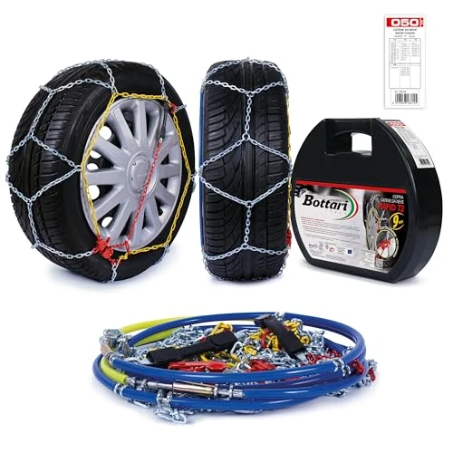 Offerta a tempo: Bottari 18815 "Rapid T2", Catene neve auto 9 mm, Misura 050, Omologate TUV e GS Onorm - 0.00% da 33.03 € a 33.03 €