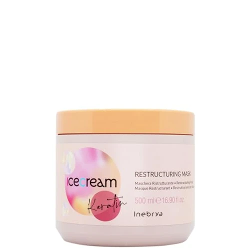 Oferta limitada: INEBRYA Ice Cream Keratin Restructuring Mask - 500 ML de 12.01 € a 7.80 € (ahorro 35%)