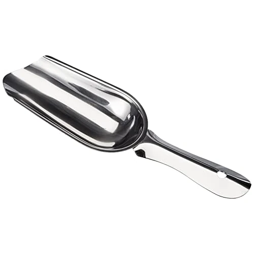 PIAZZA - Paletta per Ghiaccio in Acciaio Inox Lunghezza 24 cm - Sessola Professionale (Bar, Ristoranti, Catering, Cinema) anche in Cucina a Casa o Giardino per Alimenti come Farina o Cibo per Animali