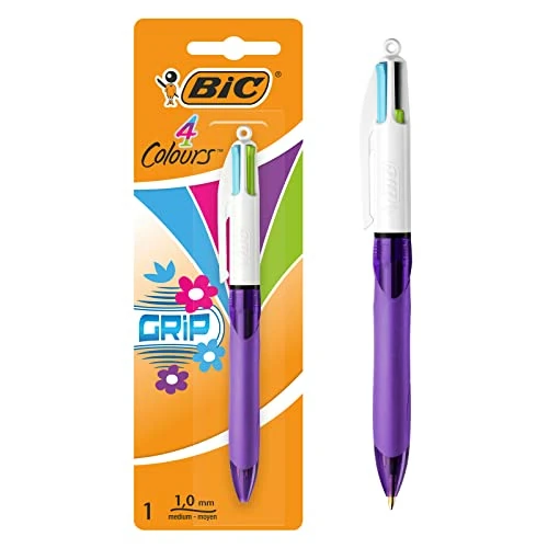 Oferta limitowana: BIC 4 Colours Grip Długopis mix FUN Blister 1szt z 10.01 zł na 10.01 zł (oszczędź 0.00%)