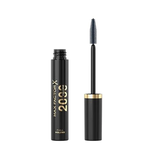 Offerta a tempo: Max Factor 2000 Calorie, volumizzante e incurvante, formula per occhi sensibili, a lunga tenuta, non sbava e non crea grumi, Navy / Blu, 9 ml - 62% da 16.00 € a 6.10 €
