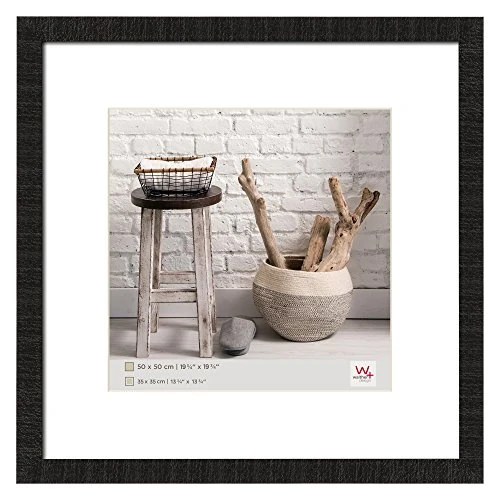 Offre limitée : Walther Design Cadre Photo Walther Design Noir 50 x 50 cm Home Cadre en Bois HO550B de 18.49 € à 17.29 € (6% de remise)