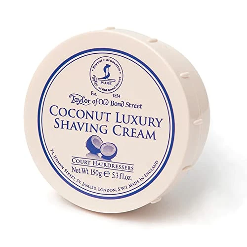 Offre limitée : Taylor Of Old Bond Street Crème de Rasage Noix de Coco 150 g de 19.00 EUR à 19.00 EUR (remise 0%)