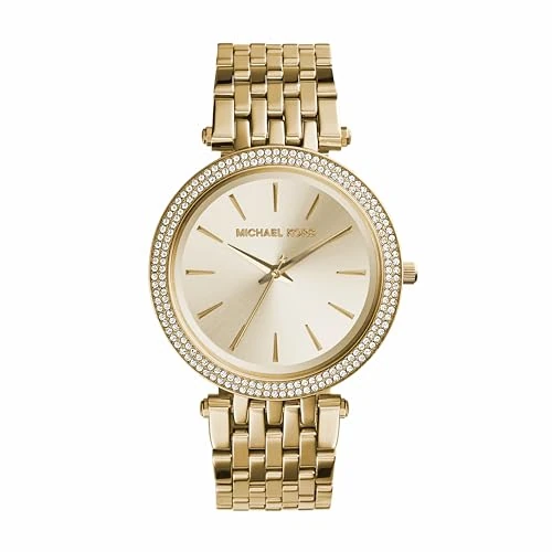 Offerta a tempo: Michael Kors Darci con cinturino in acciaio inossidabile color oro per orologio da donna MK3191 - 55% da 279.00 € a 126.89 €