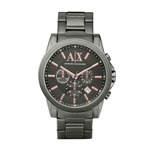 Limited offer: Armani Exchange Watch, Men's Chronograph, Stainless Steel Watch, 45mm case size from 85.98 EUR to 85.98 EUR (save 0%)