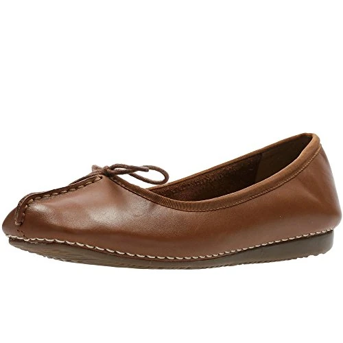 Clarks Damen Freckle Ice Ballerinas, Braun, 35.5 EU