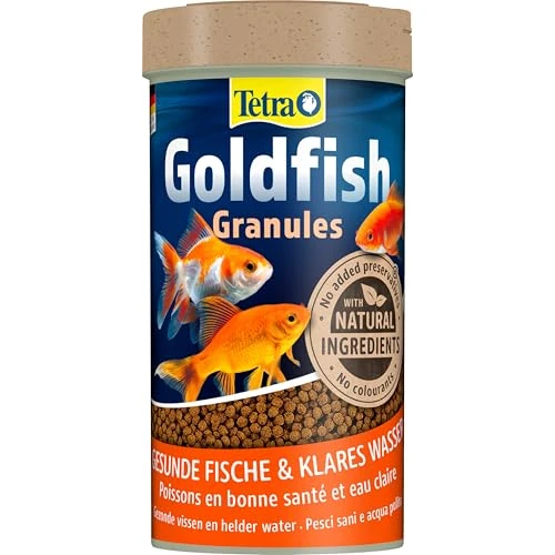 Tijdelijke aanbieding: Tetra Goldfish Granules - granulaat visvoer voor alle goudvissen en andere koudwatervissen, 250 ml blik van 7.95 € naar 7.16 € (10% korting)