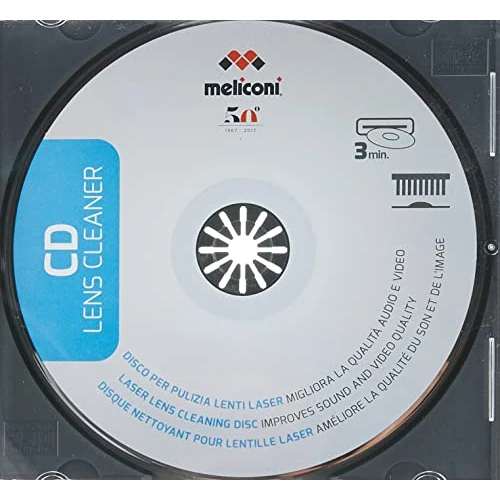 Oferta limitada: Meliconi 621011 - Disco limpiador para lentes láser de reproductores de CD de 9.91 EUR a 9.91 EUR (ahorro 0%)