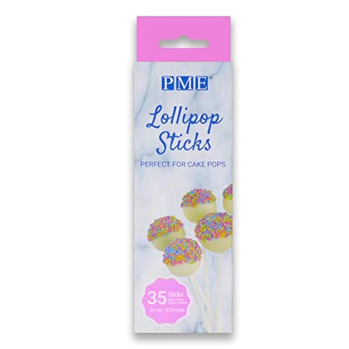Offerta a tempo: PME LS172 Bastoncini per Lollipop e Cake Pops, Plastica, Trasparente, 0.3 x 0.3 x 16 cm, 35 Unità - 77% da 9.54 € a 2.16 €