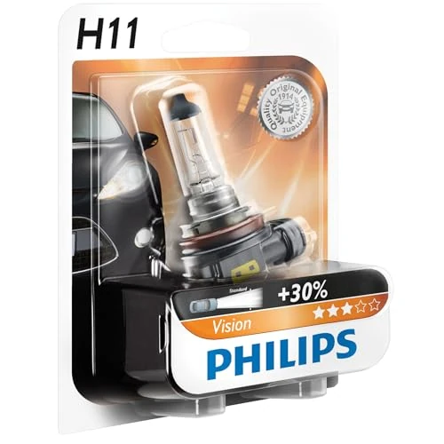 Oferta limitada: Philips 12362PRB1 Vision - Bombilla H11 para faros delanteros (1 unidad) de 16.54 € a 16.54 € (ahorro 0.00%)