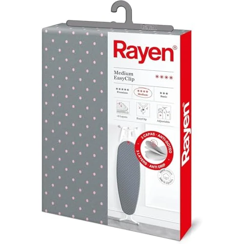 Zeitlich begrenztes Angebot: Rayen | Bügelbrettbezug, Verstellbar, Universal, EasyClip, 126x40 von 11.41 € auf 10.35 € (9% Rabatt)