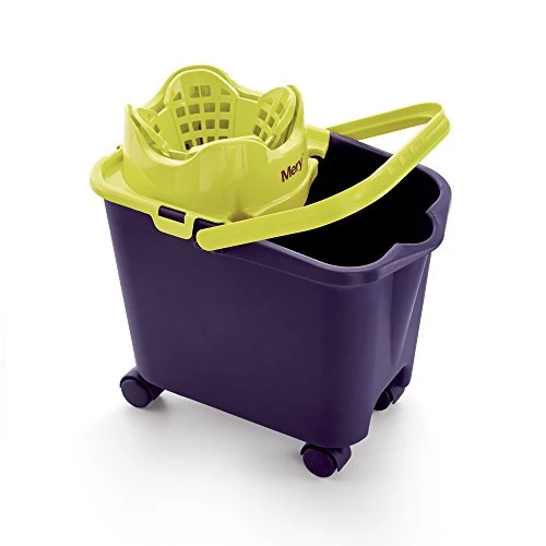 Offerta a tempo: Mery | Secchio Lavapavimenti, Ruote, Strizzatore Automatico, Lilla, 14L - 0.00% da 31.48 € a 31.48 €