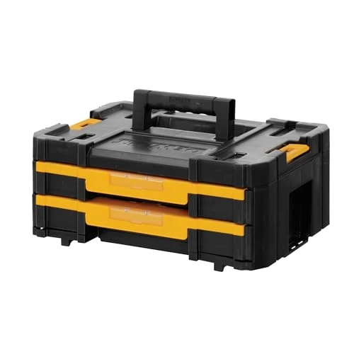 Limited-time offer: DeWalt DWST1-70706 T-Stak IV Tool Storage Box with 2-Shallow Drawers, Yellow/Black, 44 x 31.4 17.6 cm from 34.00 £ to 29.99 £ (save 12%)