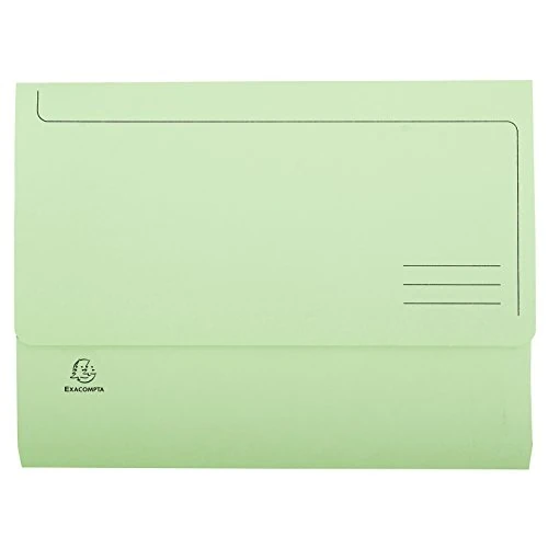 Exacompta 46773E - Lote de 50 Bolsas Super 250, Color Verde Claro