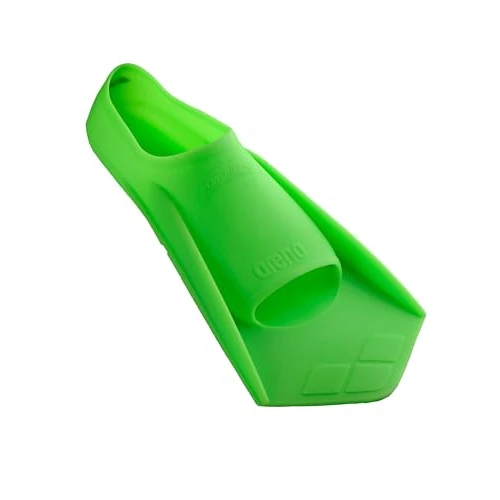 arena Powerfin Aletas de Entrenamiento para Piscina, Aletas para Adultos, 100% Silicona, Aletas Cortas y Cómodas para Piscina