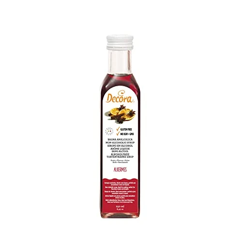 Decora 2201010 Non-Alcoholic Syrup Alkermes 250 Ml