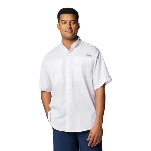 Limited-time offer: Columbia Men's Tamiami 2 Short Sleeve Shirt, Short Sleeve Shirt, White, X-Small from 14.48 £ to 14.48 £ (save 0.00%)