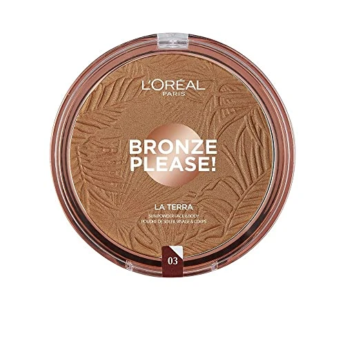 Offerta a tempo: L'Oréal Paris Joli Bronze Terra Make Up Abbronzante Viso in Polvere, Texture Leggera, 03 Amalfi, 18 g - 0.00% da 23.69 € a 23.69 €