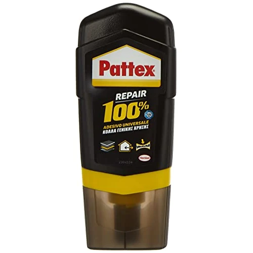 Offerta a tempo: Pattex 100% Colla Multiuso Universale Trasparente, Adesivo Pattex extra resistente con forte presa iniziale, Colla per plastica e altri materiali come metallo, legno, plastica, pietra, 1x50g - 20% da 8.90 € a 7.09 €