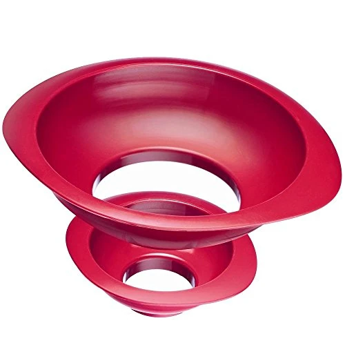 Offerta a tempo: Westmark Set di 2 imbuti per marmellate/conserve, Diametro inferiore: 4,2/7,5 cm, Plastica, Rosso, 11552270 - 44% da 8.99 € a 4.99 €