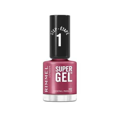Limited-time offer: Rimmel Super Gel Nail Polish 032 Cocktail Passion from 6.96 £ to 6.96 £ (save 0.00%)
