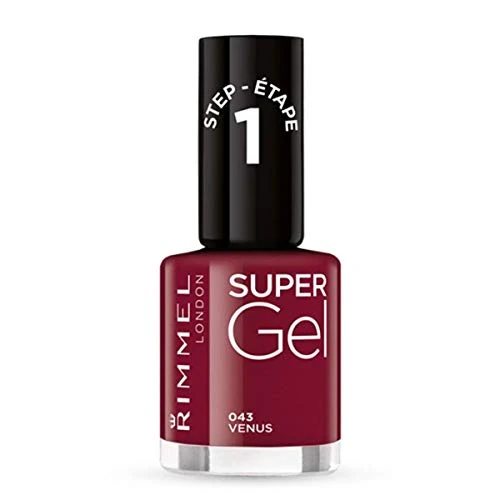 Offerta a tempo: Rimmel London Smalto Unghie Super Gel, 12 ml, Effetto Gel a Lunga Durata, 043 Venus - 62% da 7.90 € a 2.99 €
