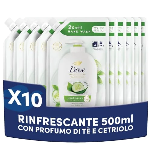 Oferta limitada: Dove Loción de lavado Go Fresh Touch, paquete de 10 unidades (10 x 500 g) de 27.20 € a 27.20 € (ahorro 0.00%)