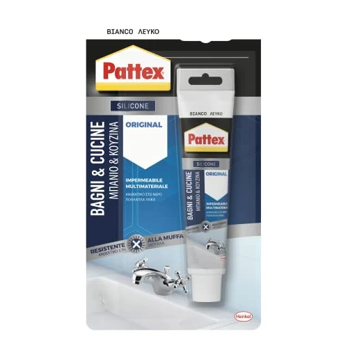 Pattex - 0210044 - Neutrale Acetic Tube Silicone - 50 ml
