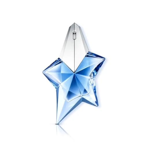 MUGLER Angel - Eau de Parfum Rechargeable Pour Elle - Parfum Femme - Ambré Gourmand - Patchouli, Accord Praline & Absolu de Vanille - Tenue Longue Durée - Spray Vaporisateur - 25 ml