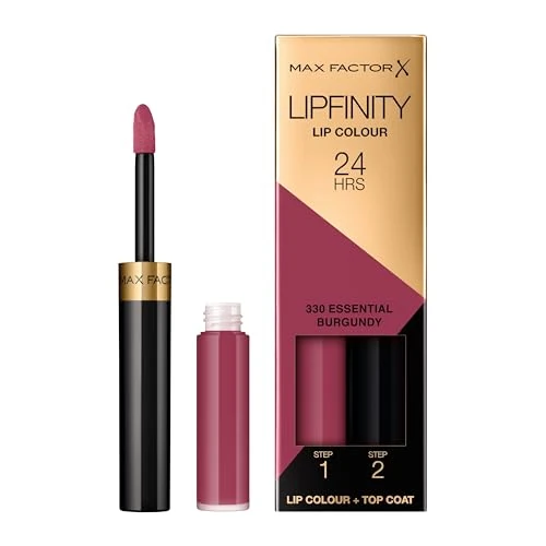 Begrenztes Angebot: Max Factor Lipfinity 330 Essentail Burgundy, 1er Pack (2 x 2 ml) von 9.77 EUR auf 9.77 EUR (Rabatt 0%)