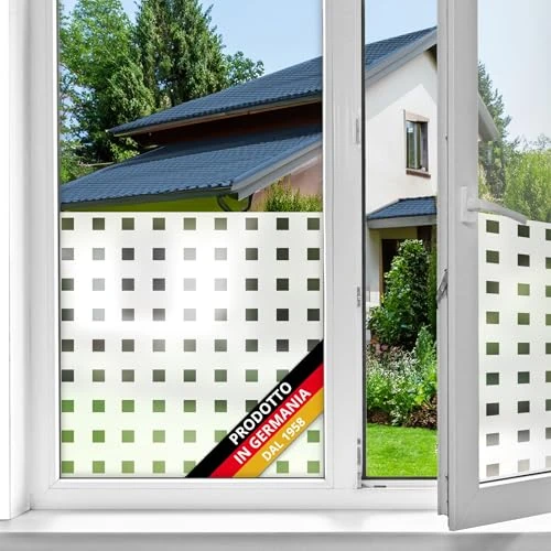 d-c-fix vinilo adhesivo para cristales ventanas Cariñón estático premium opaco translúcido privacidad decorativo para mampara de ducha baño lámina pegatina 67,5 cm x 1,5 m