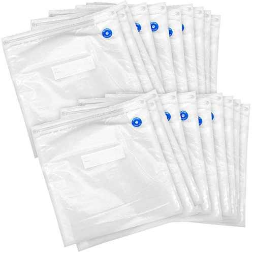 Zeitlich begrenztes Angebot: Rosenstein & Söhne Vakuum Beutel mit Ventil: 20er-Mega-Pack Vakuumierbeutel, je 26 cm x 28 cm (Vakuumierbeutel mit Ventil, Folienbeutel mit Ventil, Vakuumbeutel mit Pumpe) von 10.94 € auf 10.94 € (0.00% Rabatt)