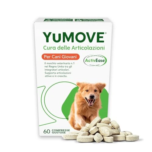 Zeitlich begrenztes Angebot: YuMOVE Gelenktabletten Hund Bis 5 Jahre 60 Stück - Patent Angemeldet ActivEase Grünlippmuschel Hund & Glucosamin Junge Hunde - Frühzeitige Unterstützung Gelenke & Beweglichkeit - Hunde Gelenktabletten von 31.50 € auf 22.67 € (