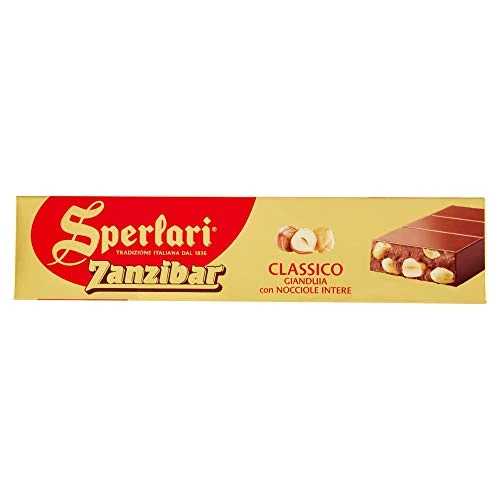 Sperlari - Zanzibar Torrone To Classico, Senza Glutine, Nocciola, 250 Grammo