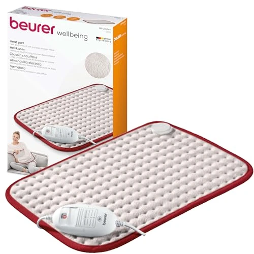 Offre limitée : Beurer Coussin chauffant HK Comfort, coussin chauffant électrique flexible avec surface super douce, chaleur réglable avec 3 réglages de température, lavable en machine, arrêt automatique, 100 watts, 44 x 33 cm de 30.11 EUR à 24.99 EUR (remise 17%)