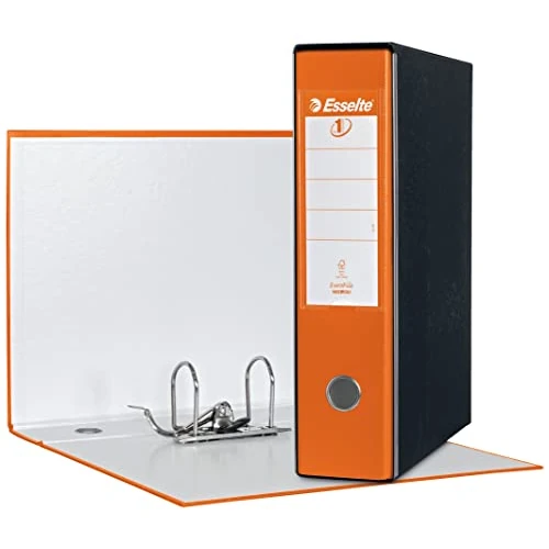 Limited-time offer: Esselte – RACCOGLITORE EUROFILE with Lever Mechanism Plastic Coated Cardboard,Orange,8 cm from 9.65 £ to 9.65 £ (save 0.00%)