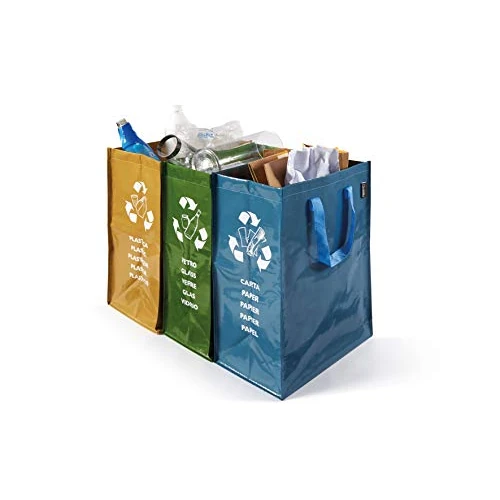 Offre limitée : Perfetto conteneur de recyclage, à 3 compartiments, 22 + 26 + 20 x 35 x 49 cm de 21.70 € à 21.00 € (3% de remise)