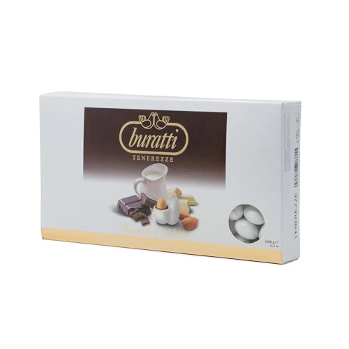 Limitiertes Angebot: Buratti Confetti Tenerezze Mit weißer Schokolade Überzogene Mandeln, 1 Stück von 18.58 EUR auf 18.58 EUR (Spare 0%)
