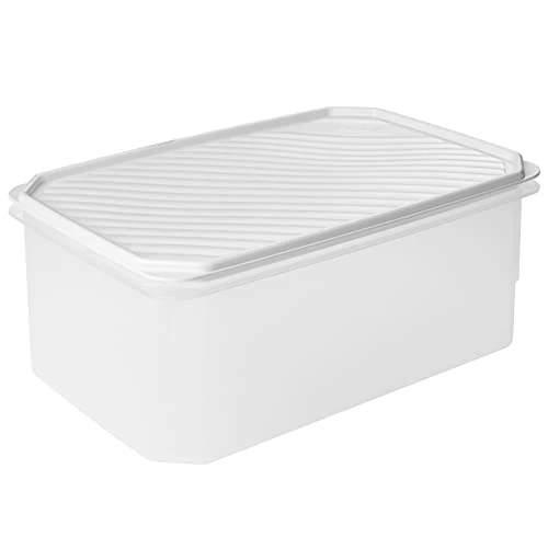 TATAY Food Container 4.7L Top Flex | Pressure Lid | Plastic Food Containers with Lids | Microwave, Dishwasher, Fridge & Freezer Safe | BPA-Free Plastic | 28.5x18.5x12.2 cm, White