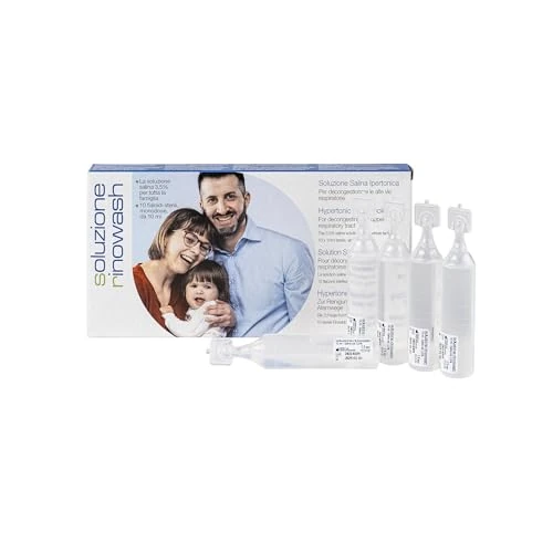 Solución salina hipertónica amortiguada Rinowash (3,5%) | para restaurar la función de la mucosa nasal