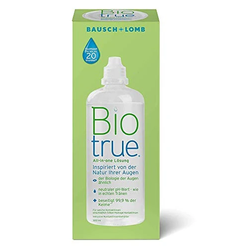 Biotrue Multi-Purpose Lenzenvloeistof, 300 ml - Voor het comfortabel dragen van zachte Contactlenzen - Conditioneert, Reinigt, Verwijdert Eiwitten en Desinfecteert.