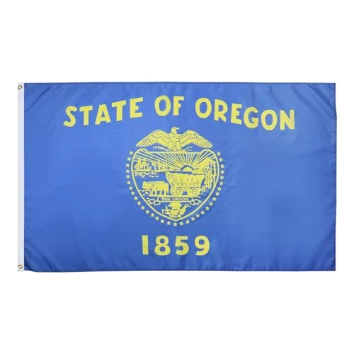 Tijdelijke aanbieding: AZ FLAG - Oregon Flag - 3x5 Ft - 100D Polyester Us State Of Oregon Banner with Two Metal Grommets - Fade Resistant - Vivid Colors - 3' x 5' Feet - 150x90 Cm van 10.12 € naar 10.12 € (0.00% korting)