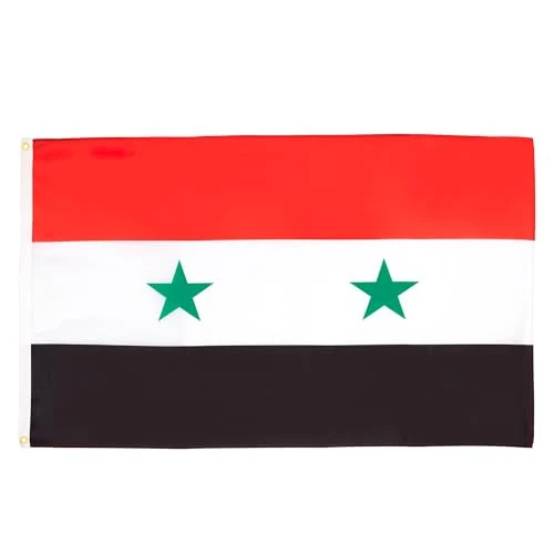 Offerta a tempo: AZ FLAG Bandiera Siria 150x90 cm Siriana Poliestere 100D 2 Occhielli - 0.00% da 8.95 € a 8.95 €