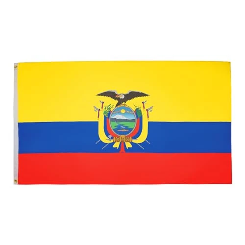 Oferta limitowana: AZ Flag Flaga ekwadorska 150 x 90 cm z 59.95 zł na 59.95 zł (oszczędź 0.00%)
