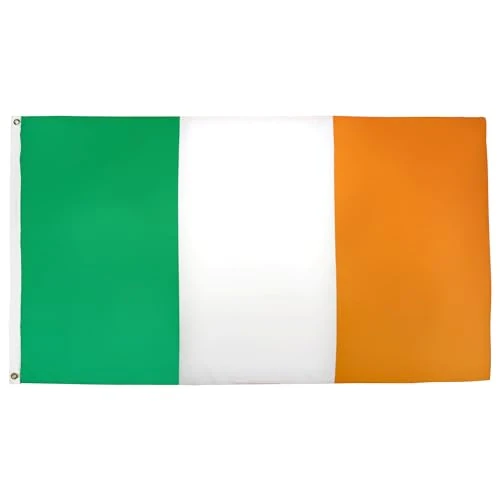Zeitlich begrenztes Angebot: AZ FLAG - Flagge Irland - 150x90 cm - Irische Fahne 100% Polyester mit Messing-Ösen - 110g von 8.95 € auf 8.95 € (0.00% Rabatt)