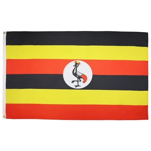 AZ FLAG Bandiera Uganda 150 x 90 cm - Bandiera Ugandese 90 x 150 cm